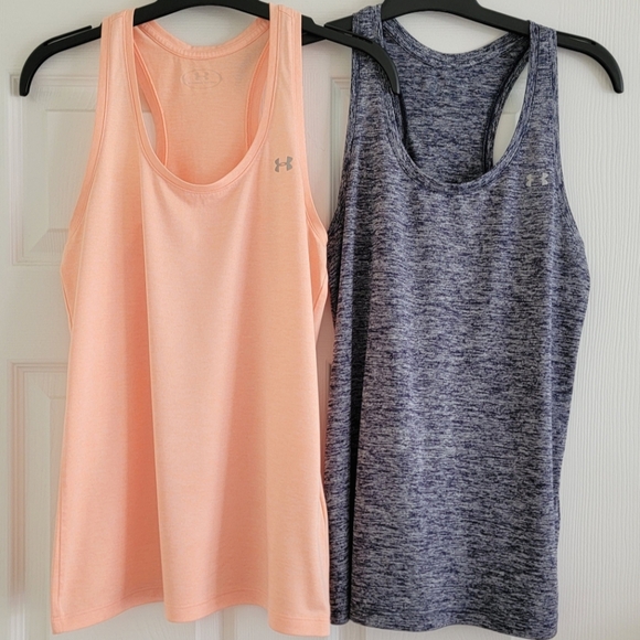 Under Armour Tops - Bundle Of 2 Under Armour Women's HeatGear Racerback Tank Tops, XS